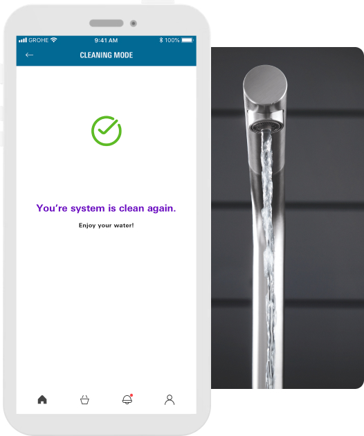 Discover the hygiene options with the Watersystems App