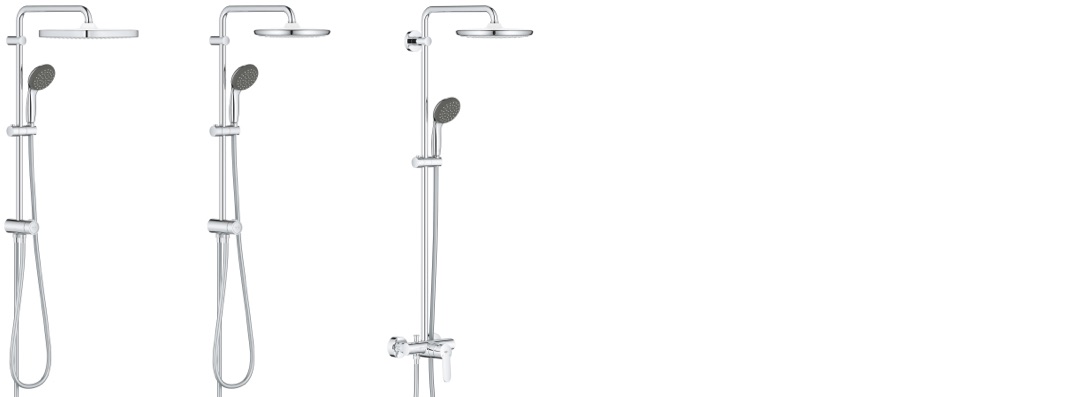 Grohe Shower System with Diverter Retro-Fit System Chrome 26190000 
