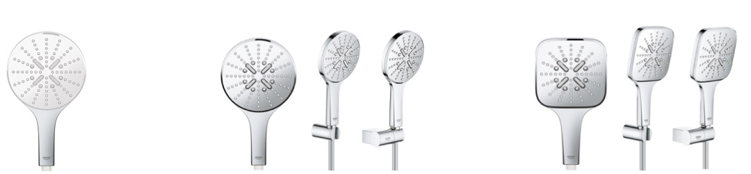 GROHE Rainshower SmartActive as a single shower or set with holder